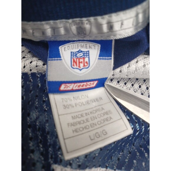 Jason Witten NFL Equipment Blue Dallas Cowboys Jersey # 82 reebok Sz L - Picture 13 of 13